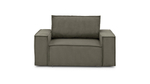 Кресло Софт 2 Cilium Brown 152*103*90 см, Коричневый Вельвет Дельфин Фиеста