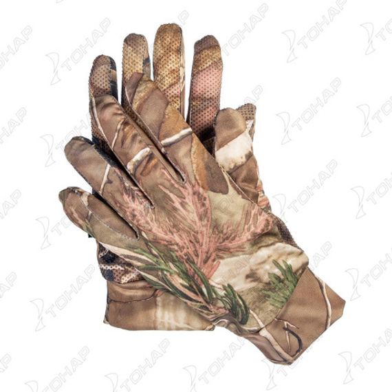 Перчатки Helios трикотажные КМФ лес р. L