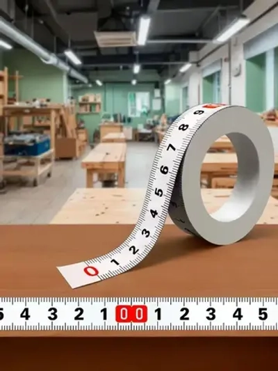 Линейка самоклеящаяся для стройки и ремонта, 2,0 м двунаправленная