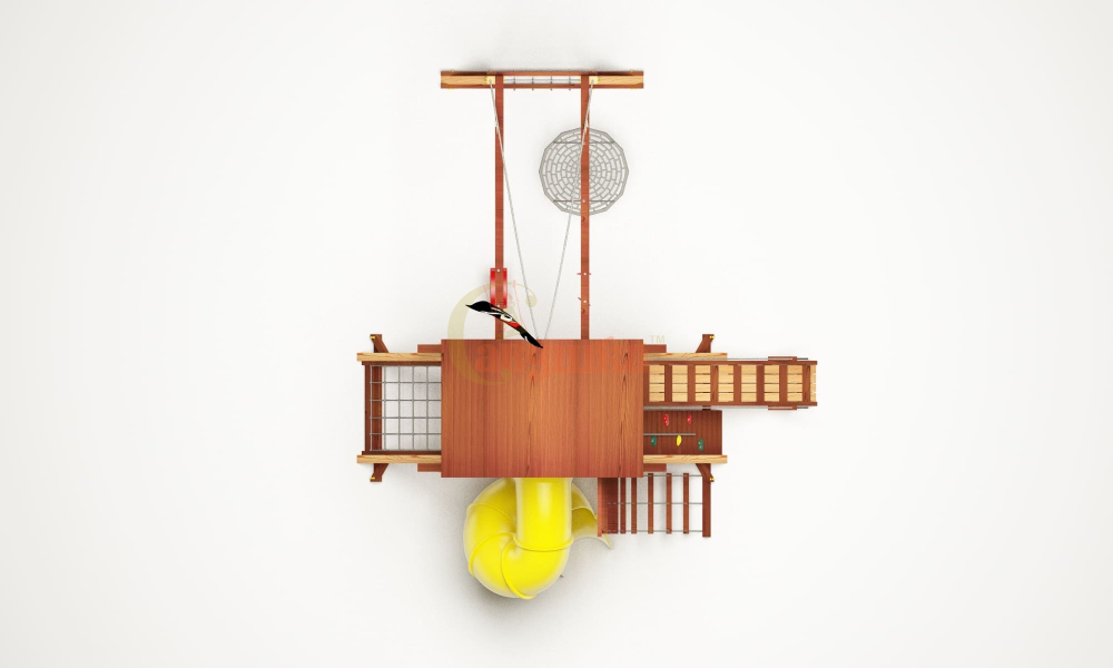 Деревянный игровой комплекс Савушка Lux - 5