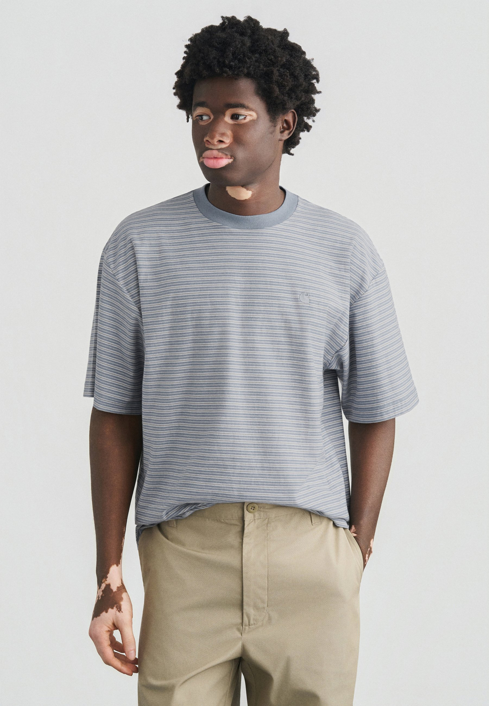 Carhartt WIP DUPREE - Футболка с принтом - Синий