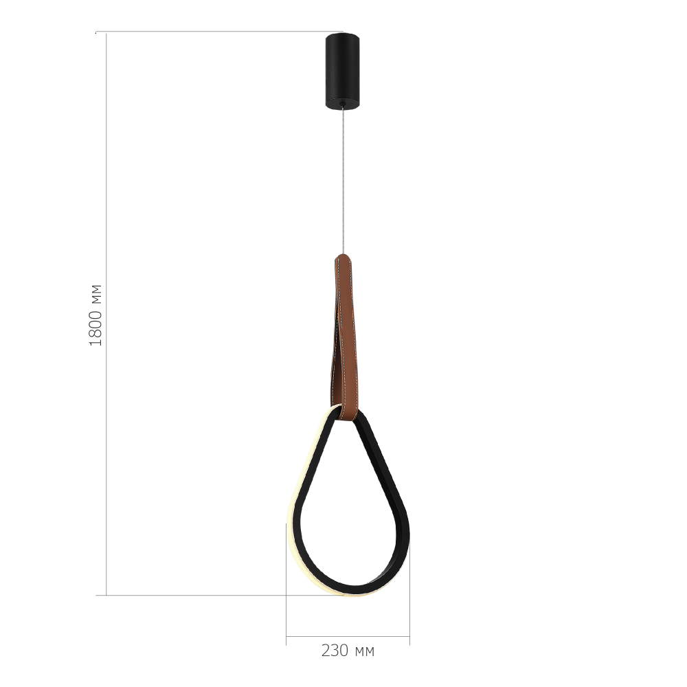Светильник подвесной SHAPE LED 12W 4000K