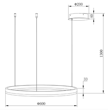 Люстра подвесная LED 31W 2800К-6500К 4005/05/01P+CB золото Planetary Stilfort