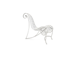 Кресло Ceccotti Collezioni Spine Chair