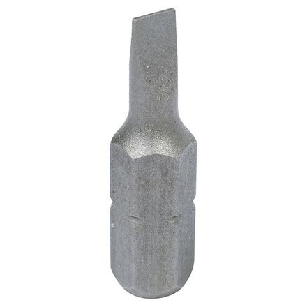 Цена на KING TONY (102504S1) Вставка (бита) торцевая 1/4", L = 25 мм, Slotted, SL4.0 х 0.5 мм