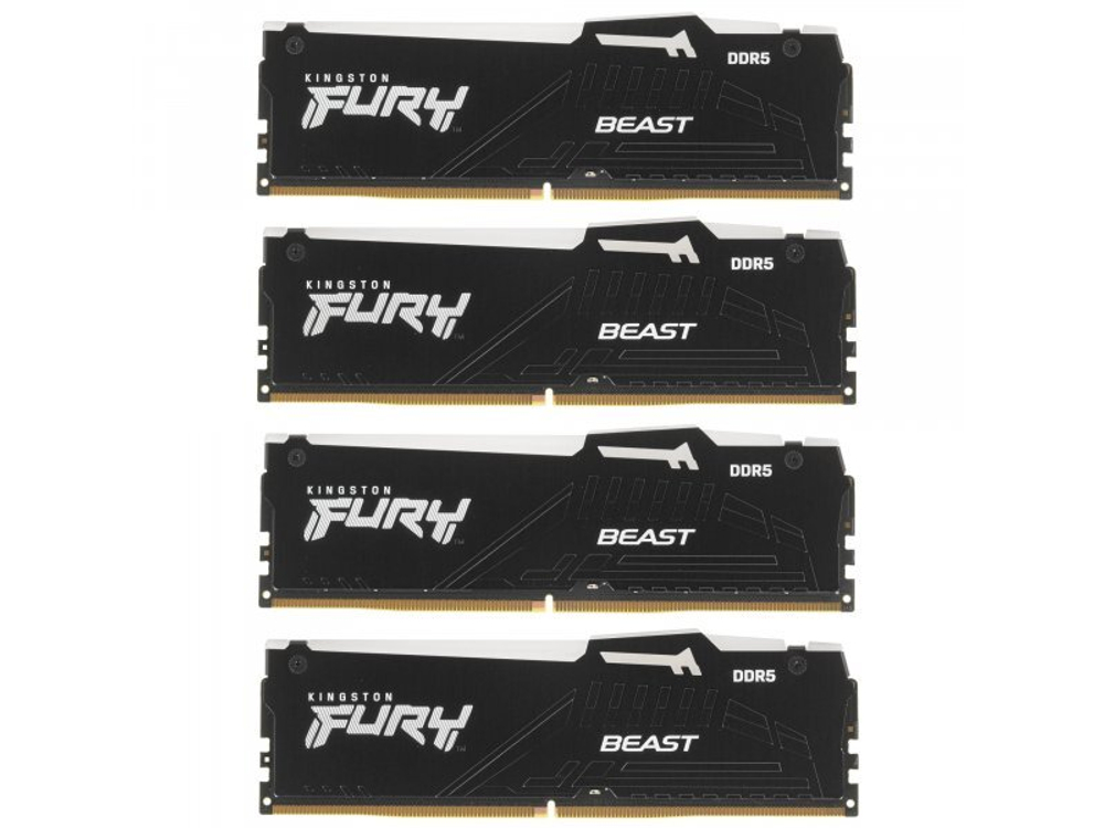 Оперативная память Kingston Fury KF552C40BBAK4-128, DDR5 4х 128ГБ 5200 МГц, DIMM, RTL
