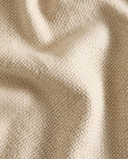 Zara Home - Плед с бахромой, бежевый, 140x190 см