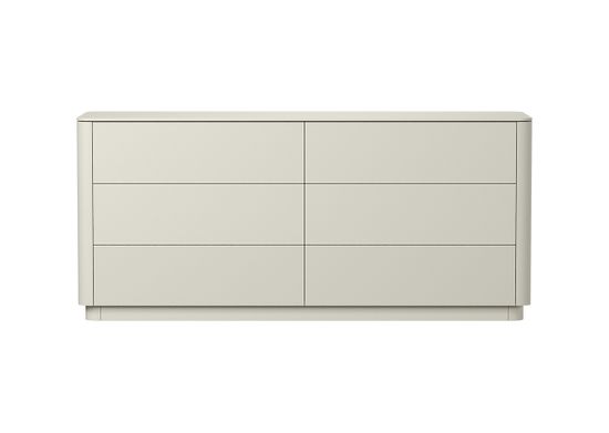Комод Tammi 6 ящиков ширина 170 см (молочный)