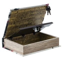 GAEM Шкатулка-книга с замком, L19 W6 H25 см