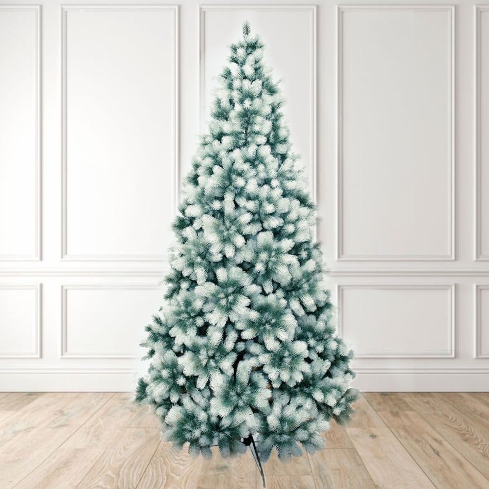 Ель искусственная «Русская Императрица голубая с белыми кончиками» (Литая хвоя) 270 см / 2,7 м