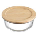 Контейнер для запекания и хранения smart solutions с крышкой из бамбука, 950 мл