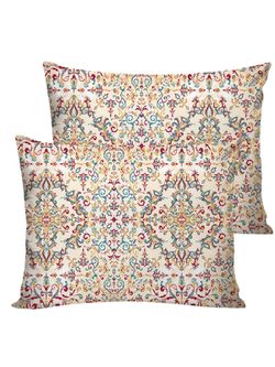 Постельное белье перкаль Сказка "Узорная графика" евро Наволочка 50х70 см 2 шт Простынь на резинке 180x200 см Пододеяльник 200x215 см