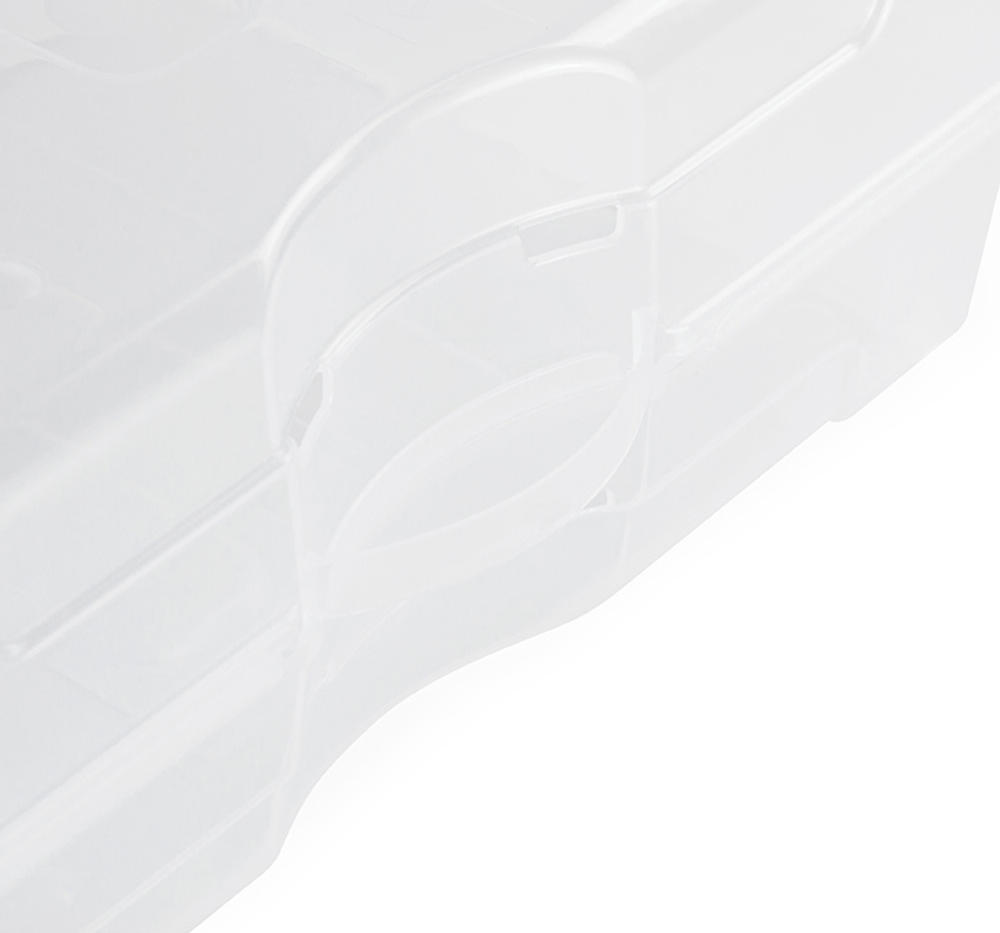 Коробка для хранения обуви прозрачная 610*340*130 М2870