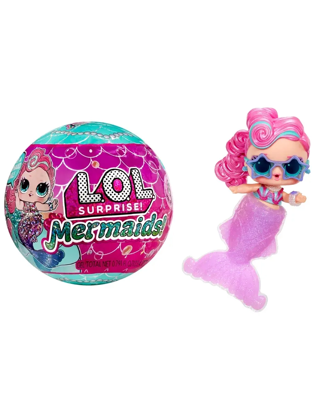 Кукла Лол Сюрприз в шаре Lol Mermaids маленькая оригинал