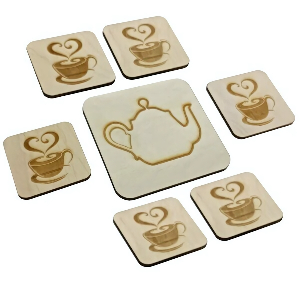 Набор подставок "Чаепитие" 7 предметов