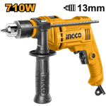 Дрель электрическая ударная INGCO ID7108 INDUSTRIAL 710 Вт 1,5-13 мм
