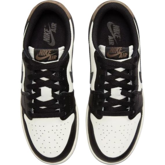 Jordan Air Jordan 1 Детские Скейтбординги-Низенькие Кроссовки Черно-белой Панды Юнисекс