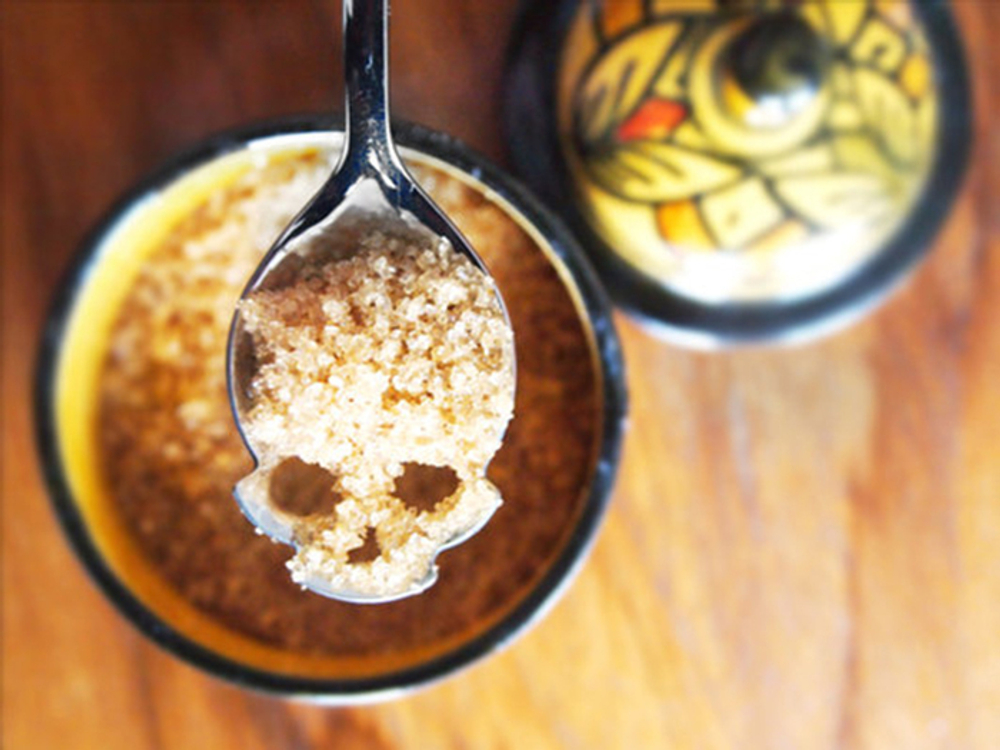 Ложка для сахара skull