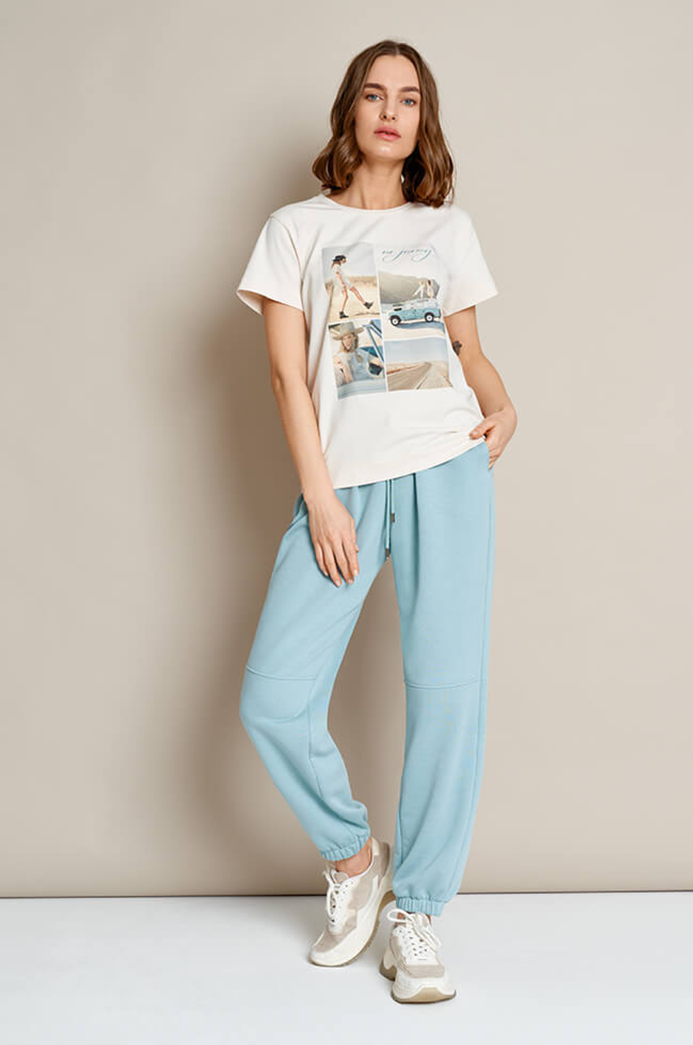 3877 Брюки женские (полынь)