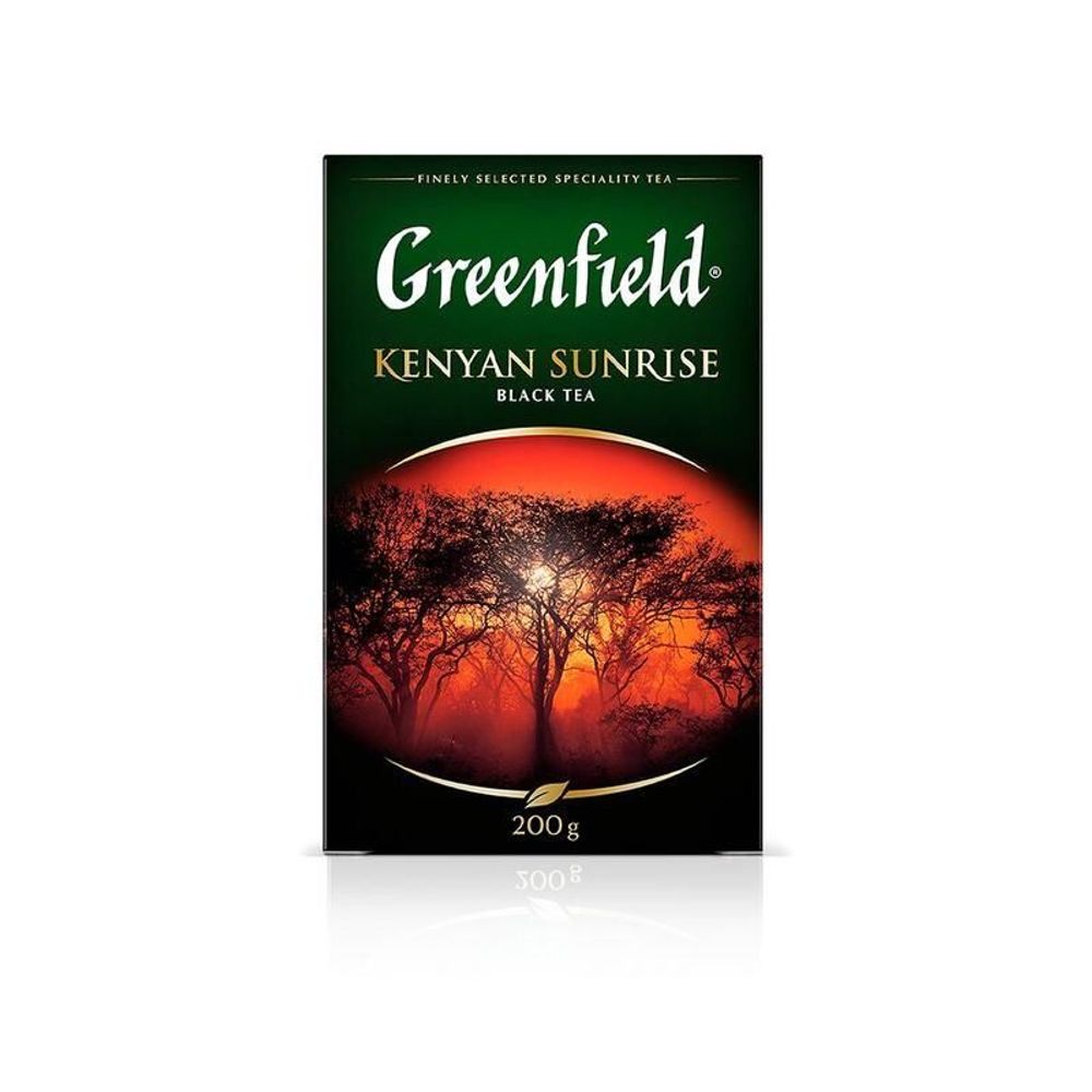 Чай черный байховый Greenfield Kenyan sunrise, 200г