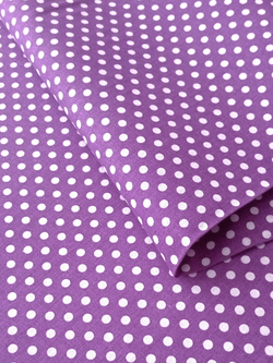 Ткань бязь плательная, рис. " Горох 6 мм", ширина 150 см, арт. 035