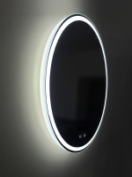 Зеркало BelBagno 70 SPC-RNG-700-LED-TCH-SND с подсветкой с голосовым управлением и подогревом