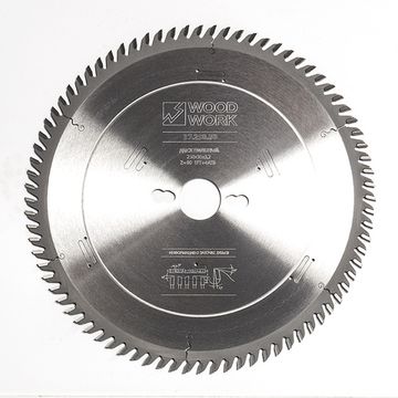 Диск пильный для фанеры Superior 250x3.2x30 мм, 80T, A=12° ATB+SHEAR WOODWORK 37.250.80