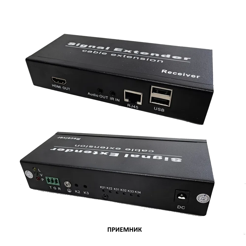 Комплект передачи HDMI, 2xUSB, ИК по Ethernet TLN-HiKM2+RLN-HiKM2