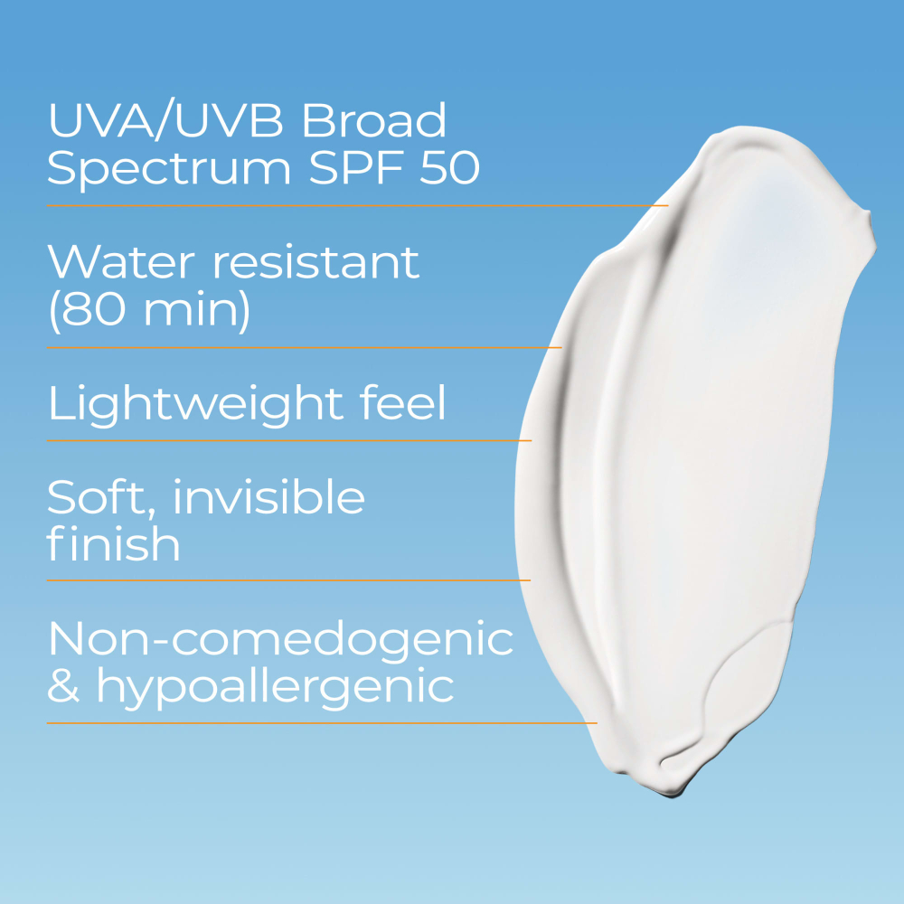 Eucerin, Advanced Hydration, легкий солнцезащитный лосьон, SPF 50, без отдушек, 150 мл (5 жидк. унц.)