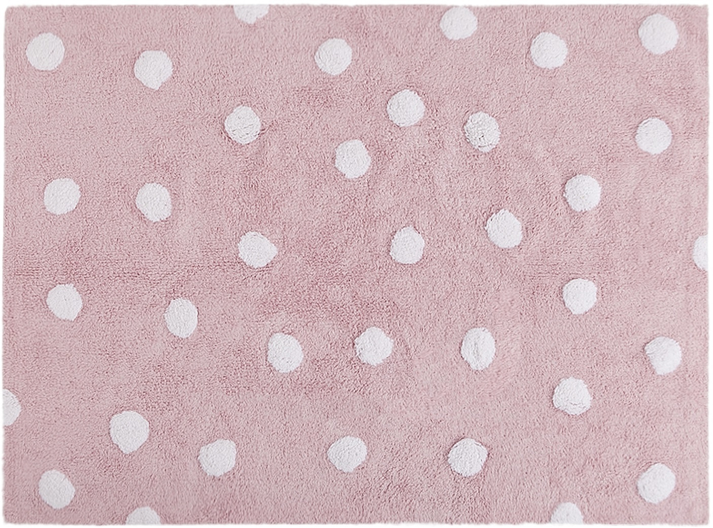Ковер Lorena Canals Polka Dots Pink White (120 x 160 см)