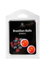 Набор из 2 шариков с массажным маслом Brazilian Balls с ароматом ягод