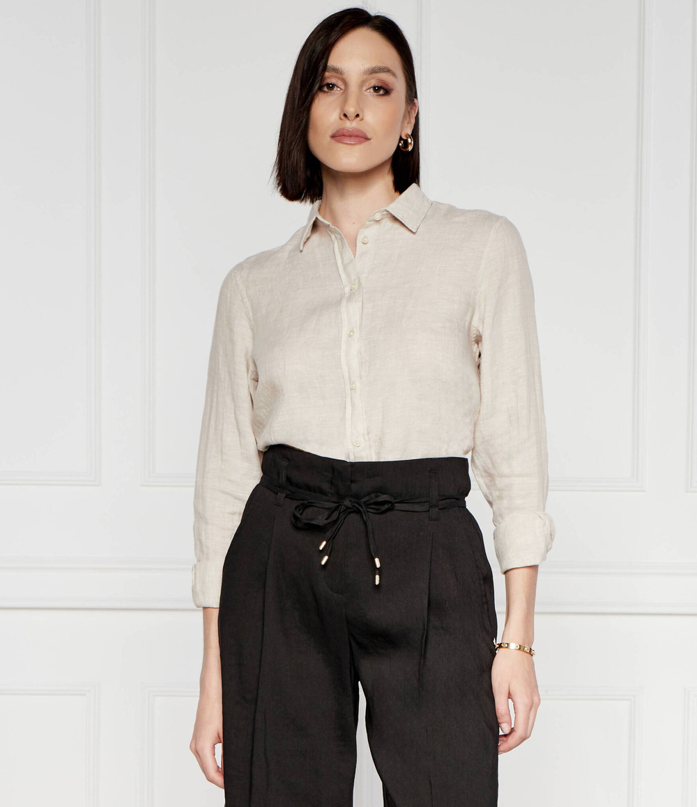 Льняная рубашка CHAMBRAY Gant - бежевый(4300277)