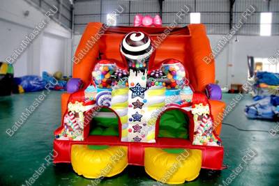 Надувная горка "Сладкий замок 2"