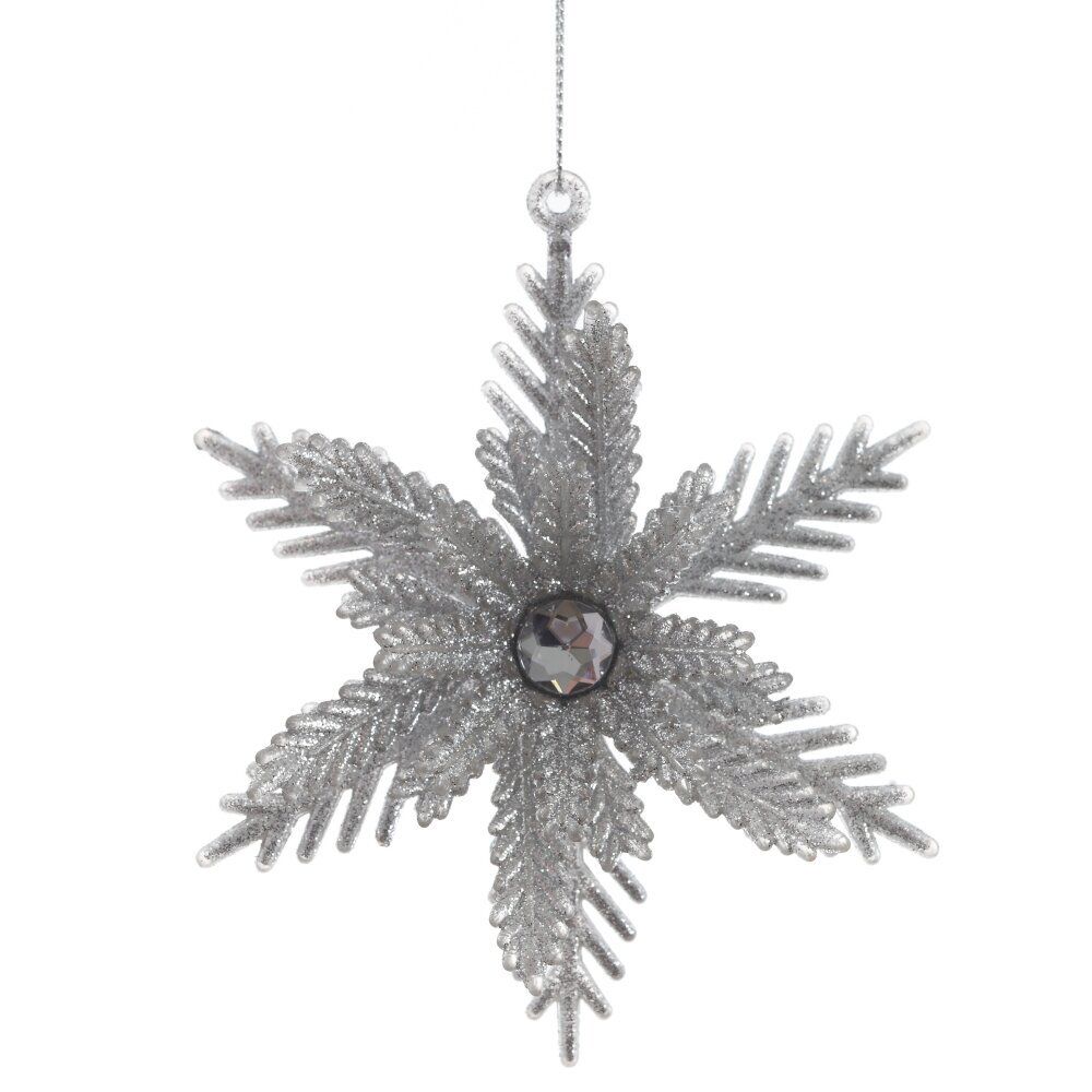 GAEM Изделие декоративное подвесное "Снежинка", L12 W4 H12 см, 4в.
