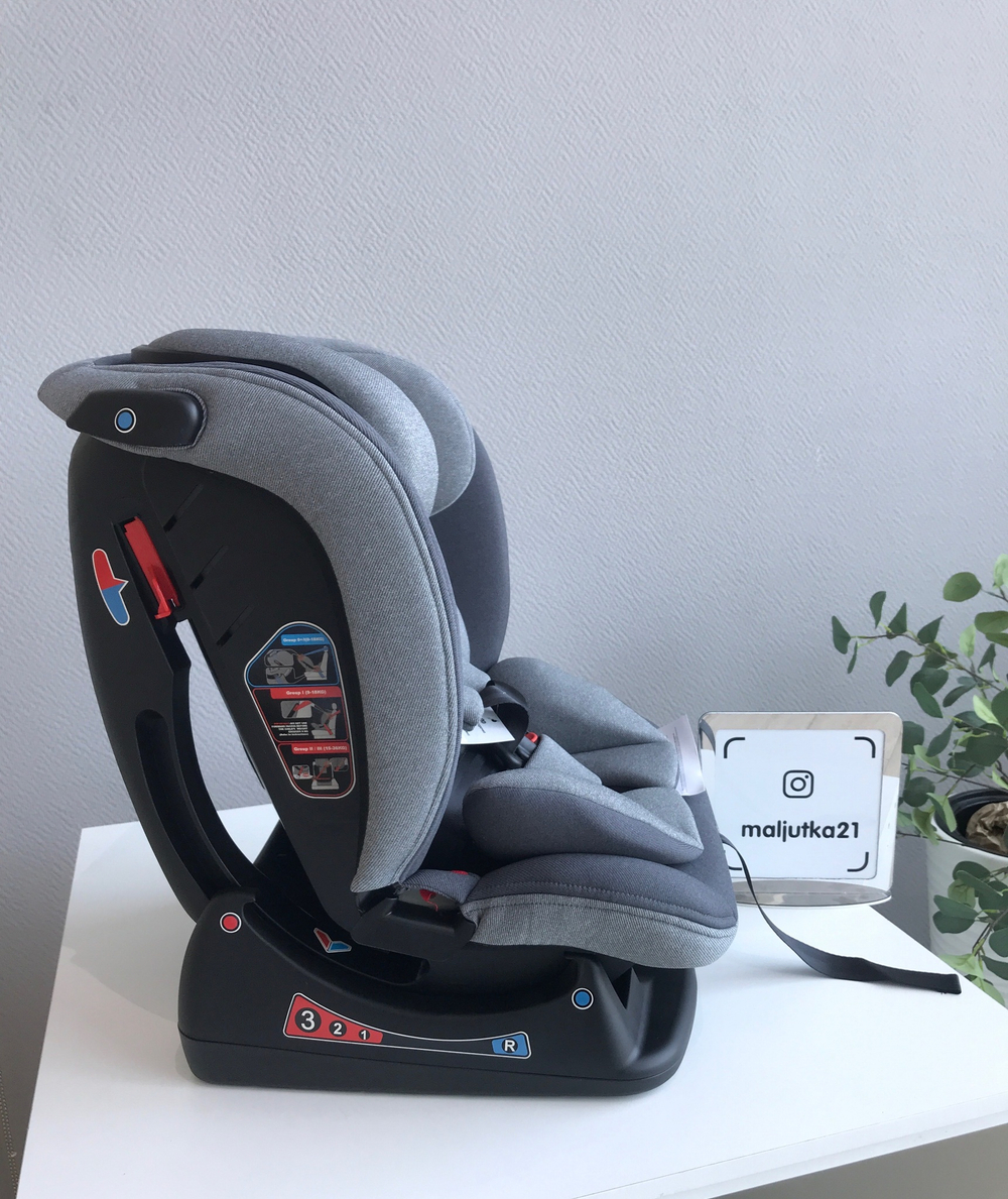 Автокресло REFLEX, AY913, группа 0+1+2+3 (0-36 кг), (Indigo) (св.серый-серый)