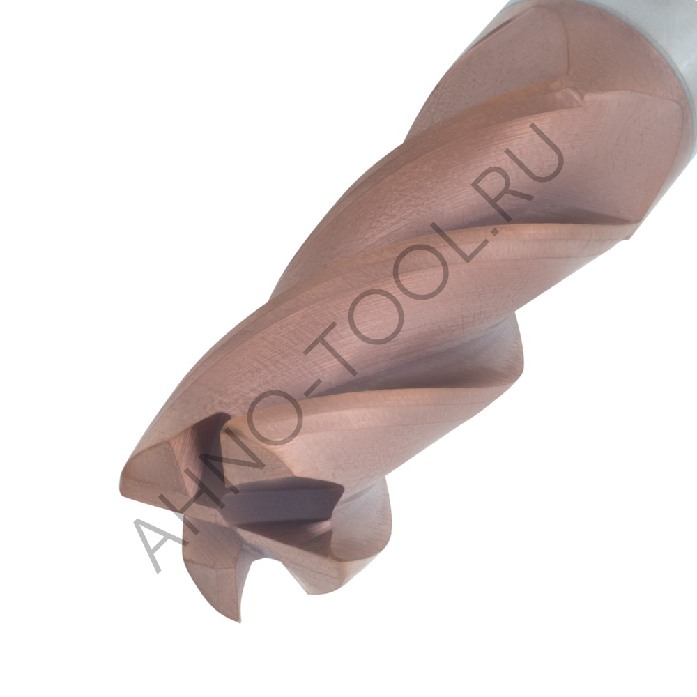 Фреза твердосплавная радиусная   6мм (L=50, l=16, хв=6) Z4 35° по стали, нерж., чугуну, с радиусной фаской BRGM-4R-D6.0R0.5 AHNO