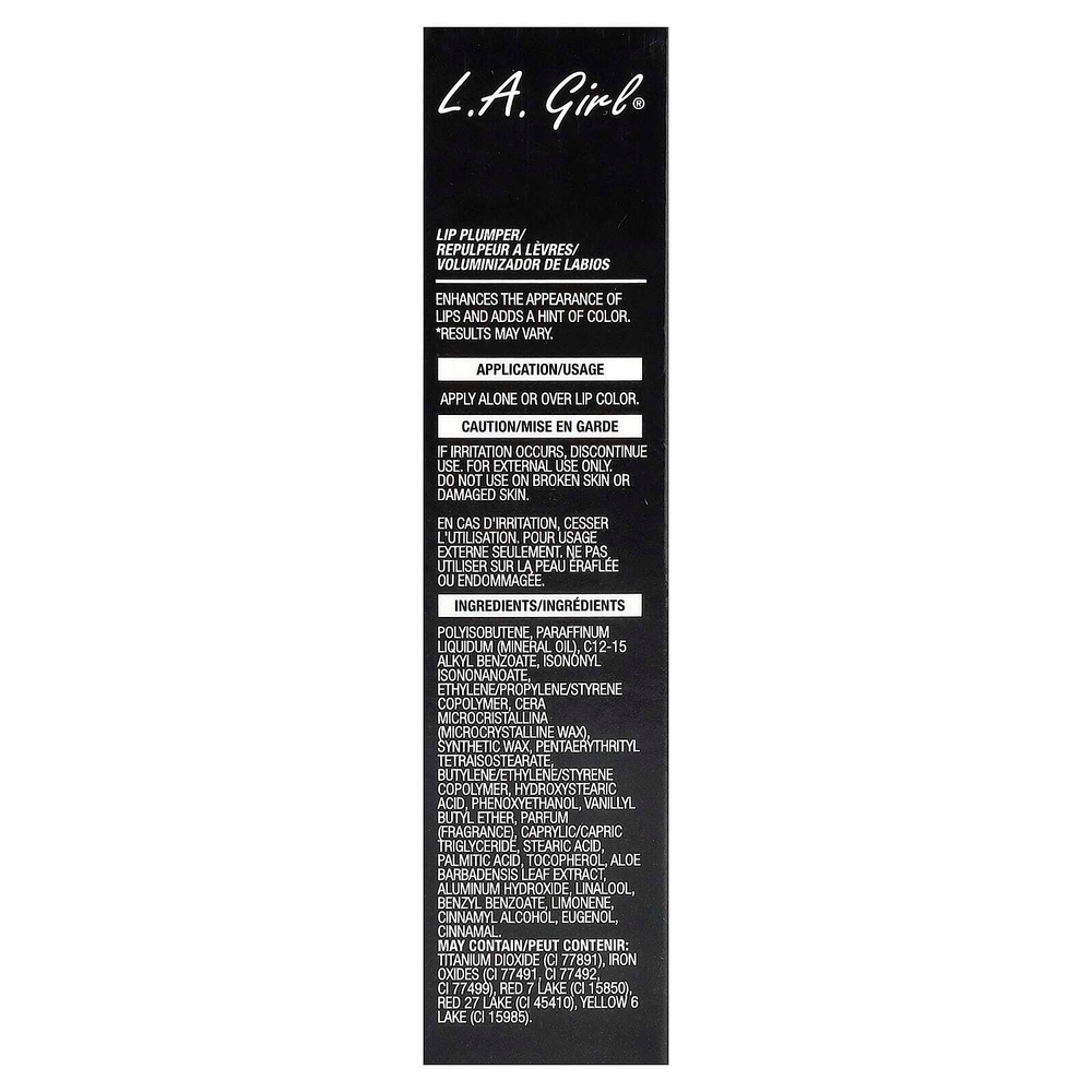 L.A. Girl, губная помада, блеск для настроения, GLP530 и черная вишня, 13 мл (0,44 жидк. унции)