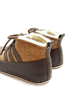 Ботинки зимние "Beige&Brown"