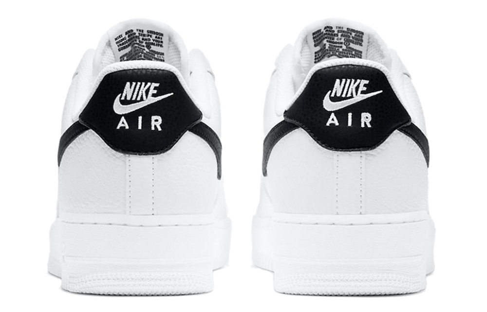Nike air white black online