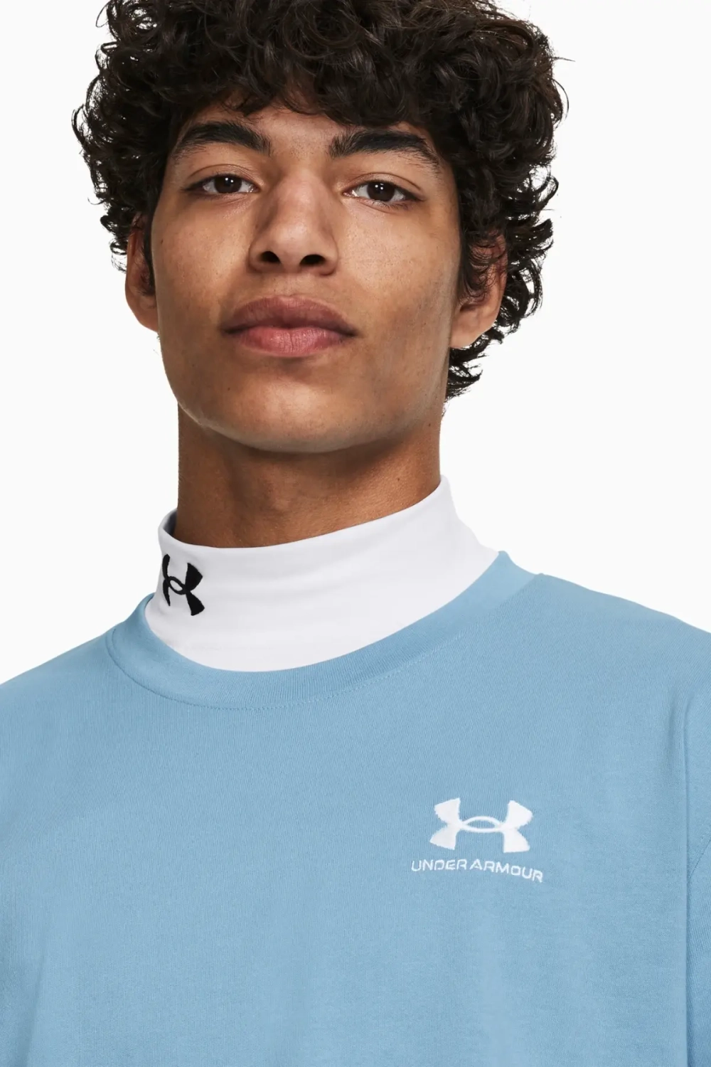 ФУТБОЛКА Under Armour Embroidered Logo - голубой