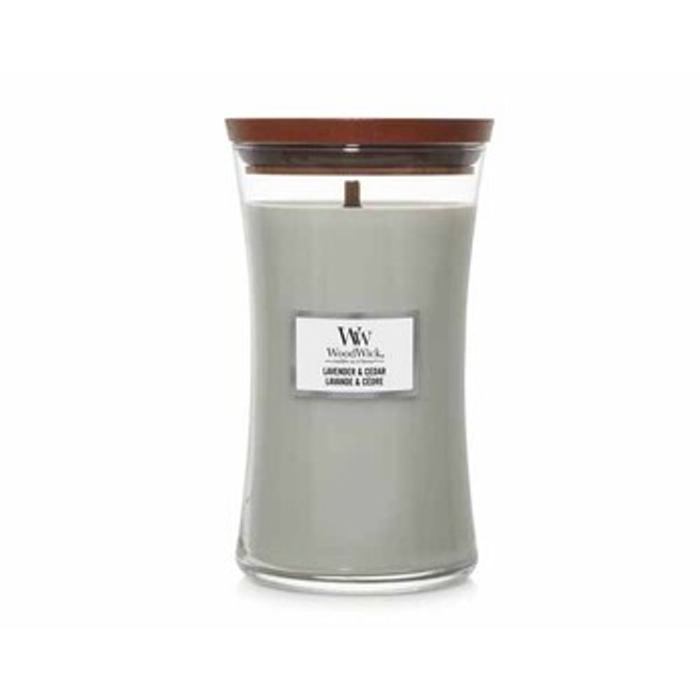 WoodWick Lavender &amp; Cedar Váza ( levandule a cedr ) 275.0g