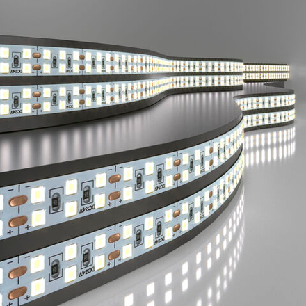 Светодиодная лента 240 LED 18 Вт IP20 двухрядная 6500К холодный белый 2835 24V 240Led 18W IP20