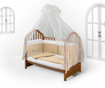 Арт.71777 Бортик в детскую кроватку для новорожденных - АВ "Японская Карета" 4пр