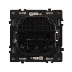 Механизм розетки с USB зарядкой SCT-NOBE-MUAA-SFPL-IS (230V, 16A)  (Arlight, -) 059443