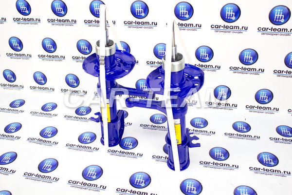 Стойки передние (газомасляные) с занижением (-30мм,-50мм) "Асоми" Sport на Лада Калина 1 (А 119.2905.002/003-30/А 119.2905.002/003-50)