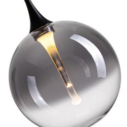 Подвесной светильник MD23001045H-1A black/smoky