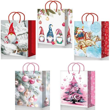 МегаМаг Пакет 720 ML25, НГ, подарочный, ламинированный, 220*310*100