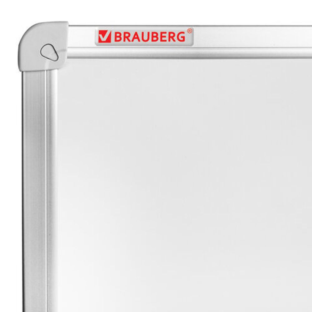 Доска магнитно-маркерная (120х180 см), алюминиевая рамка, ГАРАНТИЯ 10 ЛЕТ, РОССИЯ, BRAUBERG Стандарт, 235525