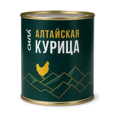 Консерва Алтайская Курица 340 гр