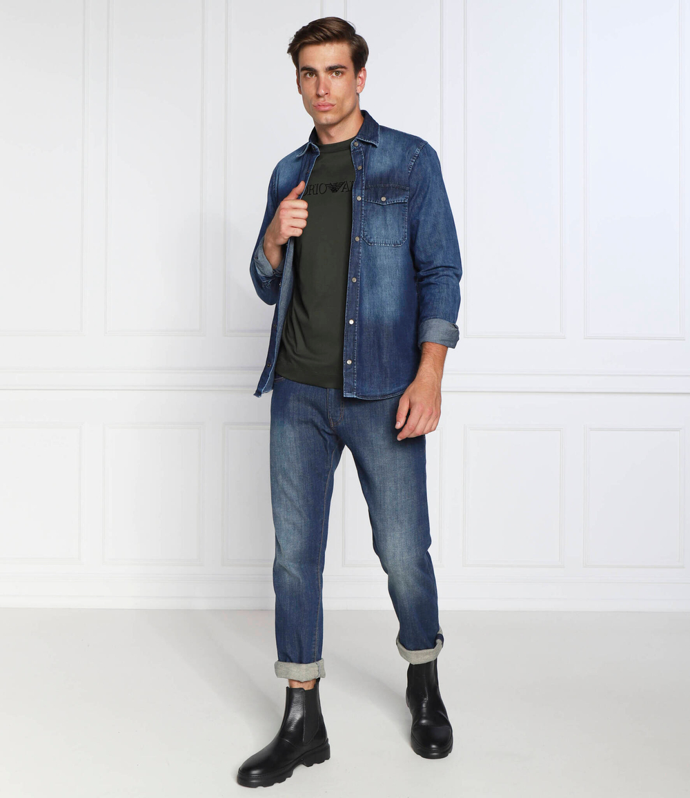 футболка Emporio Armani - зеленый(6L1TG1 1JSAZ)